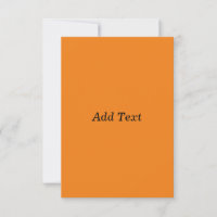 Orange Create Your Own Add Text Custom