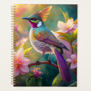 Orange Crested Rainbow Jay Fantasy Bird Planner
