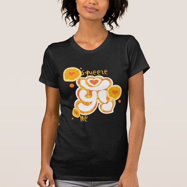 Orange Crush squeeze me design logo T-Shirt (Front)