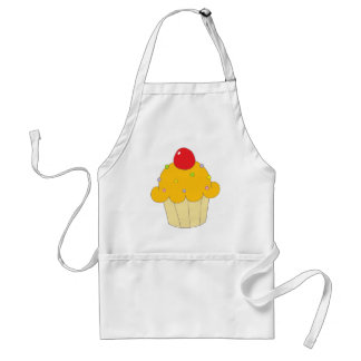 Orange Cupcake Standard Apron