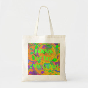 Orange Cupcakes 'cake lover' tote bag