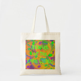 Orange Cupcakes 'cake lover' tote bag