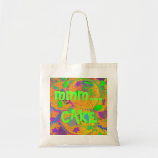 Orange Cupcakes 'mmm...cake' tote bag