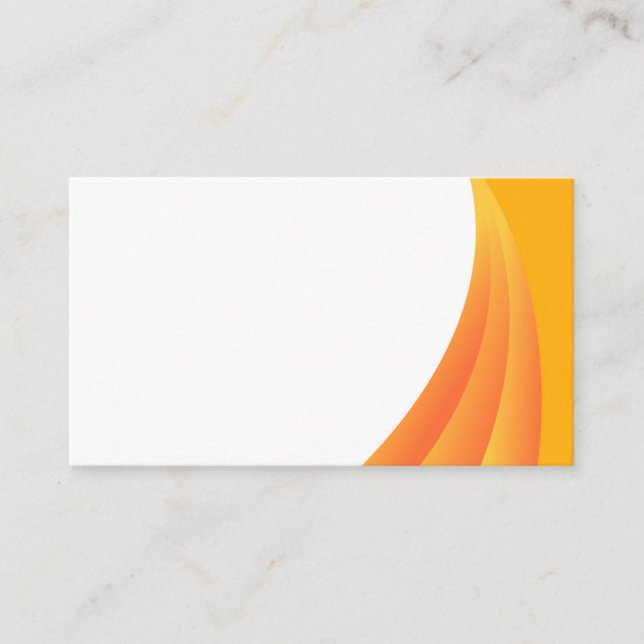 Orange curtain business card (Front)