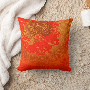 orange cushion