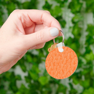 Orange Cuttings Nature Keychain