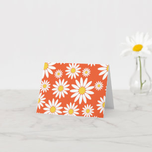 Orange Daisy Card
