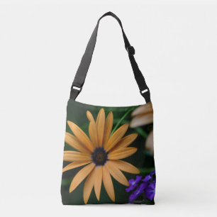 Orange Daisy Crossbody Bag