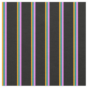 Orange, Dark Cyan, Violet, and Black Coloured Fabric