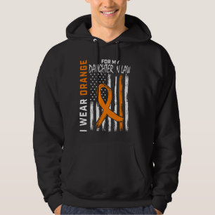 Orange Daughter In Law Multiple Sclerosis Awarenes Hoodie