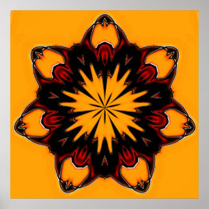 Orange Delight Poster