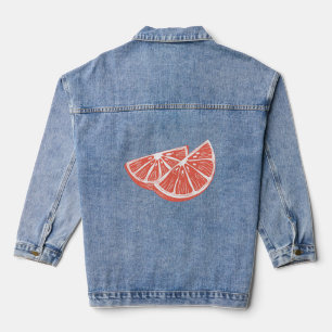 Orange Denim Jacket