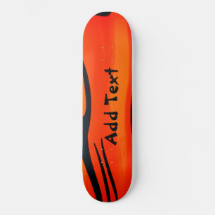 Orange Design Skateboard