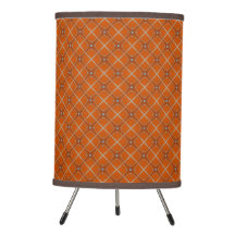Orange Diamond Cross Hipster Pattern