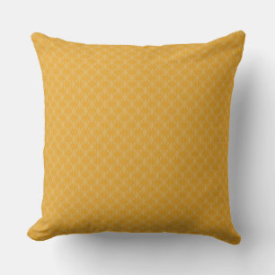 Orange Diamond Pattern for Vibrant Design Cushion