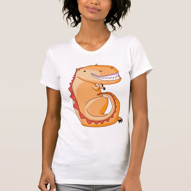 Orange Dino Tee (Front)