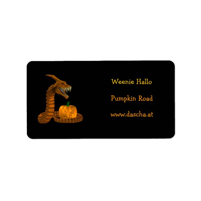 Orange Dinokonda Label (Front)