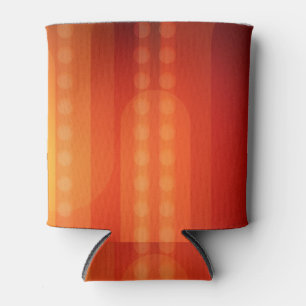 Orange dots for a lively can cooler