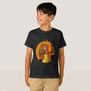Orange dragon cartoon T-Shirt
