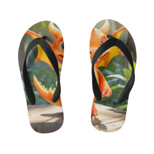 Orange Dragon Kid's Jandals