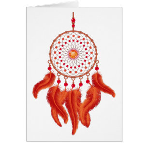 Orange Dream Catcher
