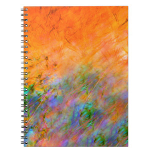 Orange Dreamscape Spiral Notebook