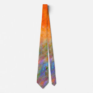 Orange Dreamscape Tie