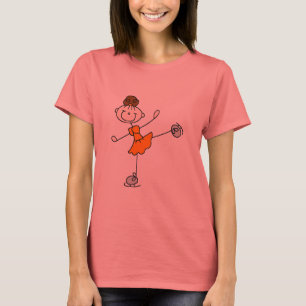 Orange Dress Figure Skater Tshirts and Gifts