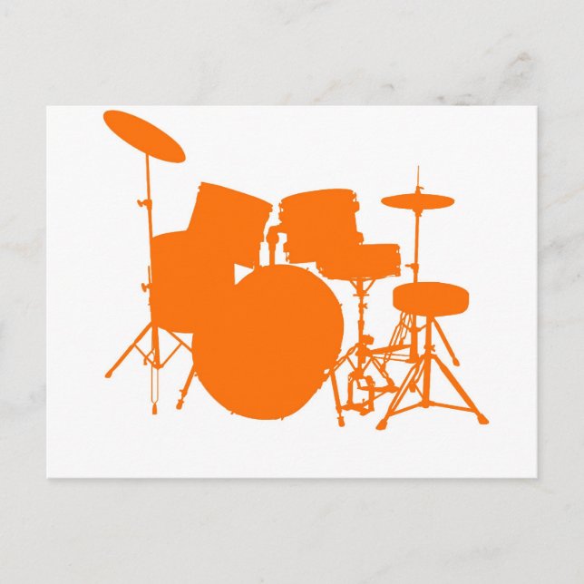 Orange drums postcard (Front)