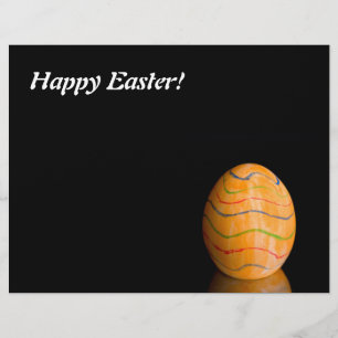 Orange Easter's egg Flyer