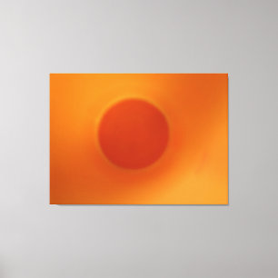 Orange Energy Ball Canvas