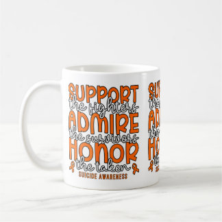 Orange Family Or Friends Awareness Survivor Coffee Mug