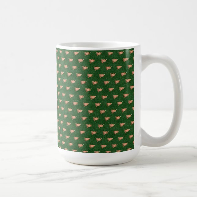 Orange Fat Cat Coffee Mug (Right)
