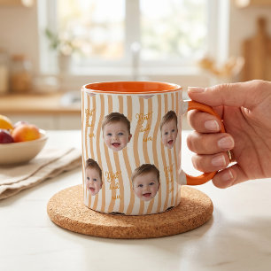Orange Father's Day Gifts Best Dad Ever Coffee Mug