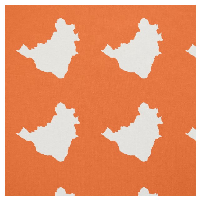 Orange Festive Brazil Fabric (Swatch)