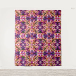 Orange Fire Vapours Tapestry