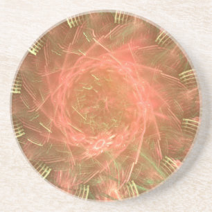 Orange Fireworks Wheel Coaster