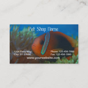 Orange Fish Business Card