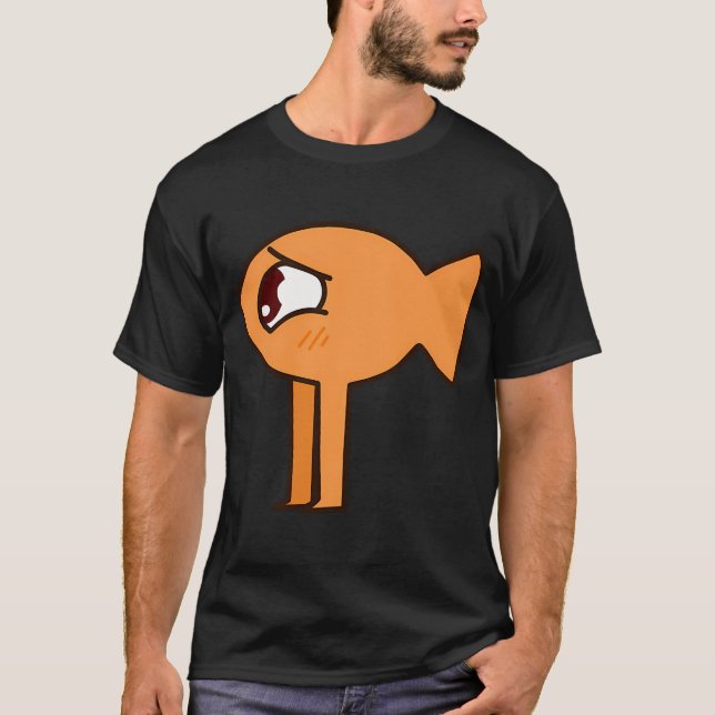 Orange Fish w/ Legs T-Shirt (Front)