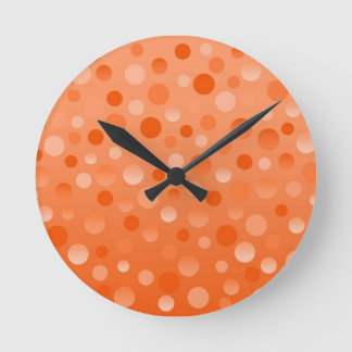 Orange Fizz clock round