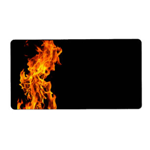 Orange flame