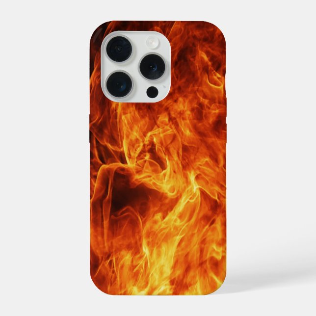 Orange flame iPhone case (Back)