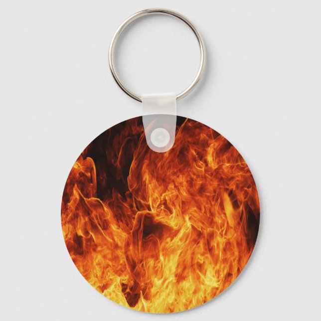 Orange flame key ring (Front)