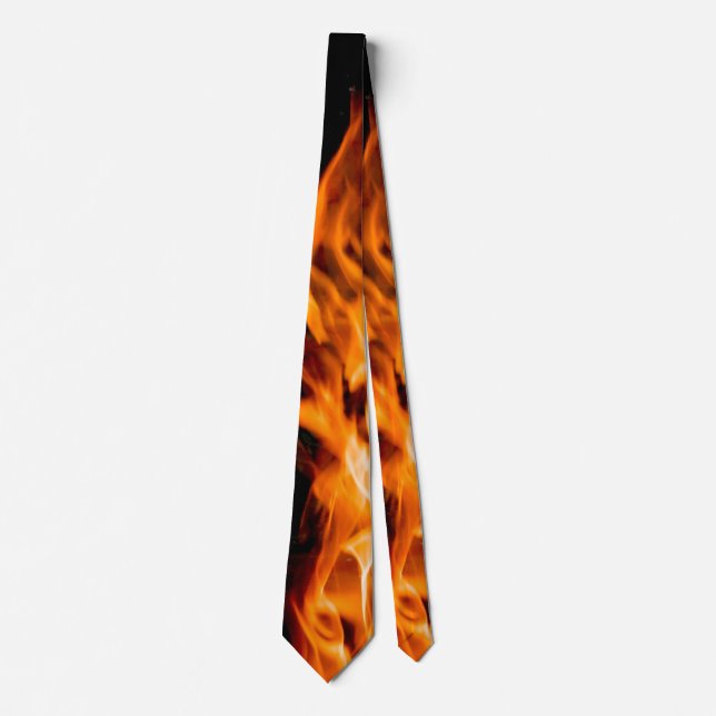 Orange flame tie (Front)