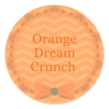 ORANGE Flavour 'Orange Dream Crunch' Sticker
