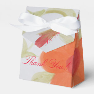 Orange Flower Favour Box