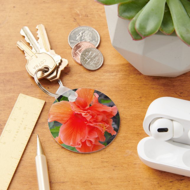 Orange Flower Key Ring (Desk)