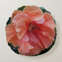 Orange Flower Photo Pillow