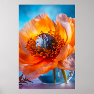 Orange Flower Poster