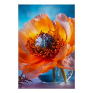Orange Flower Poster